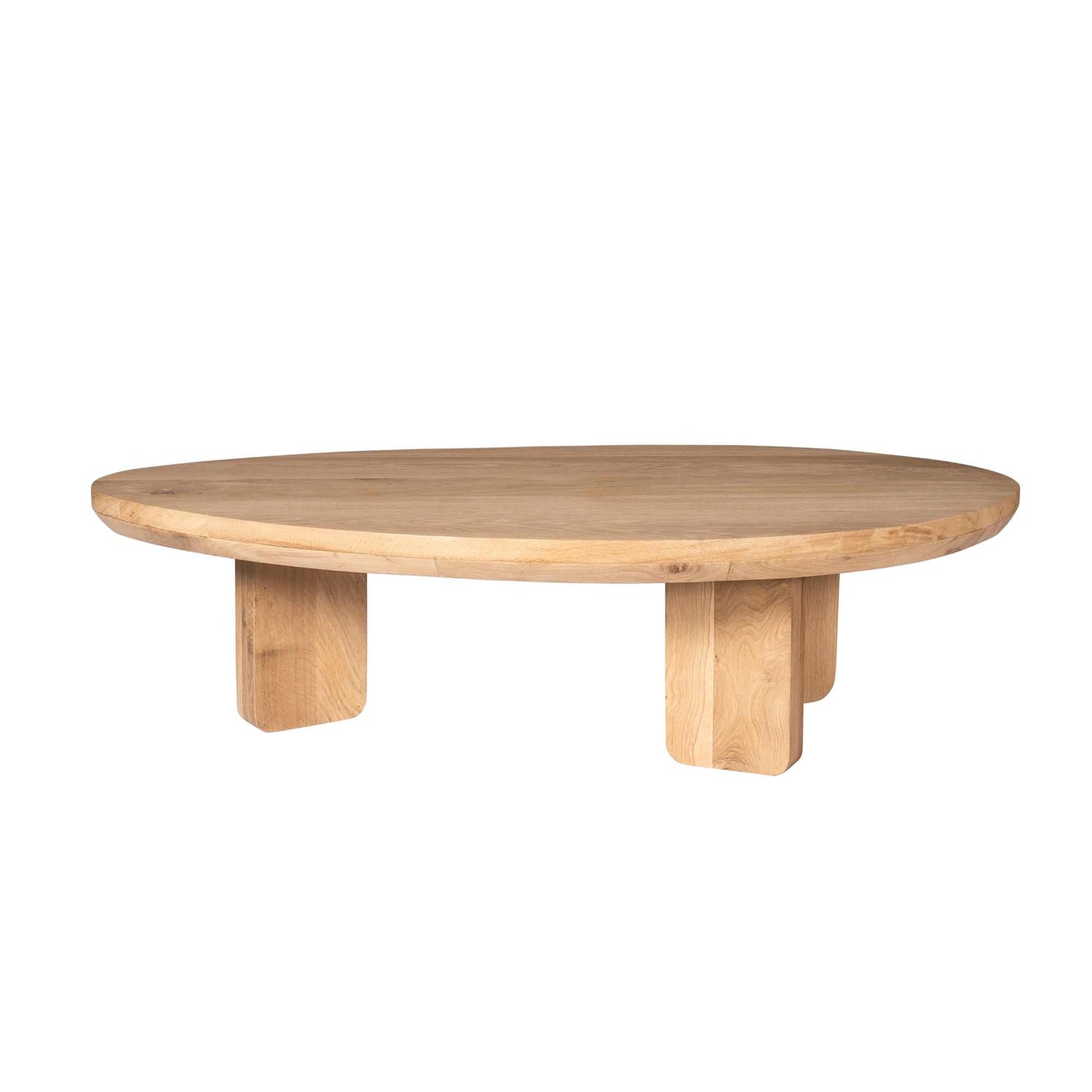 Salontafel Zillah | 130 cm | Naturel Eiken - Industrieelinhuis.nl