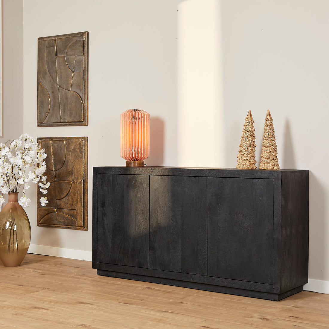 Dressoir Brussel Black | 150 cm - Industrieelinhuis.nl
