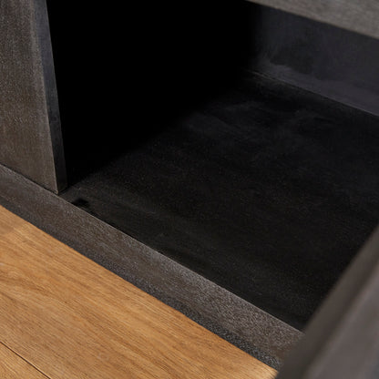 Tv meubel Brussel Black | 150 cm - Industrieelinhuis.nl