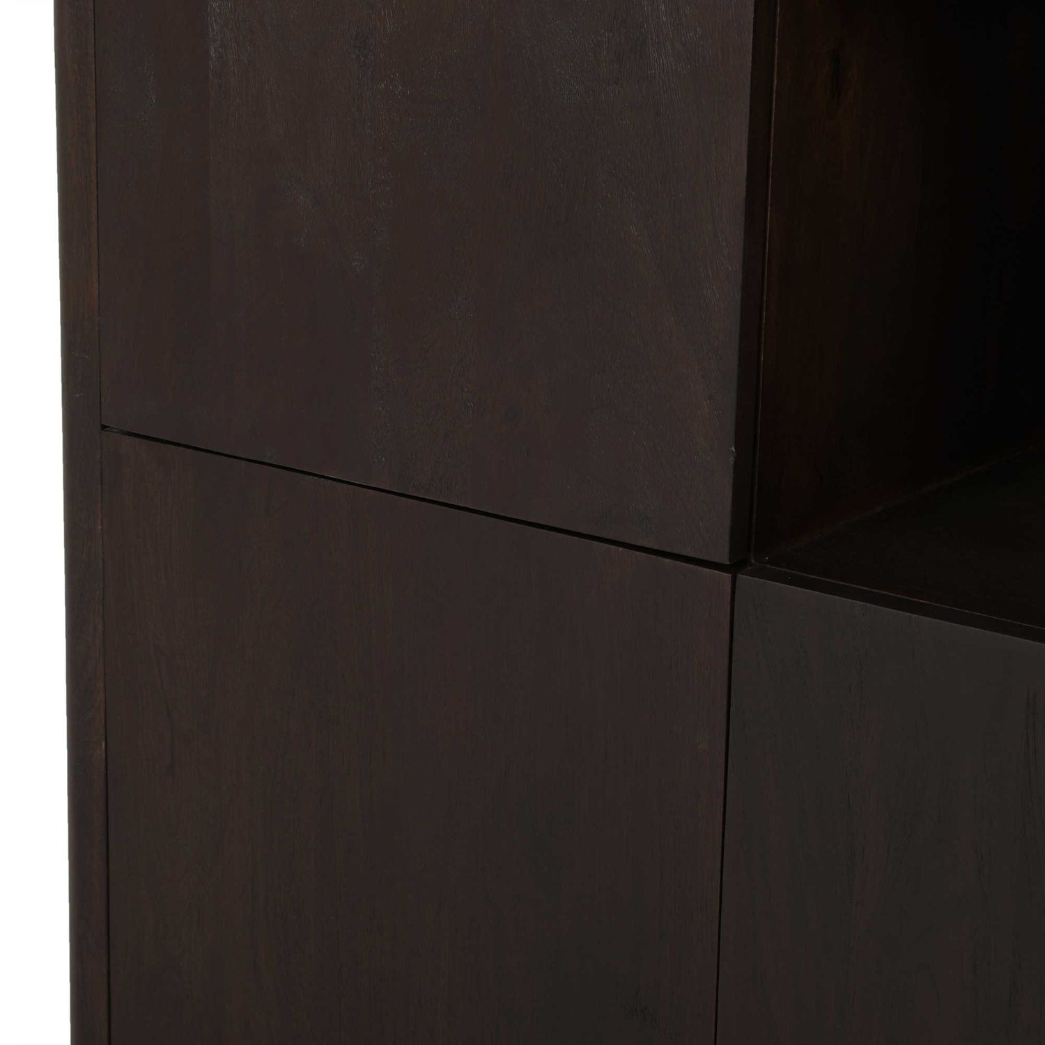 Vakkenkast XL Dallas Bruin Mangohout 160 cm - Industrieelinhuis.nl