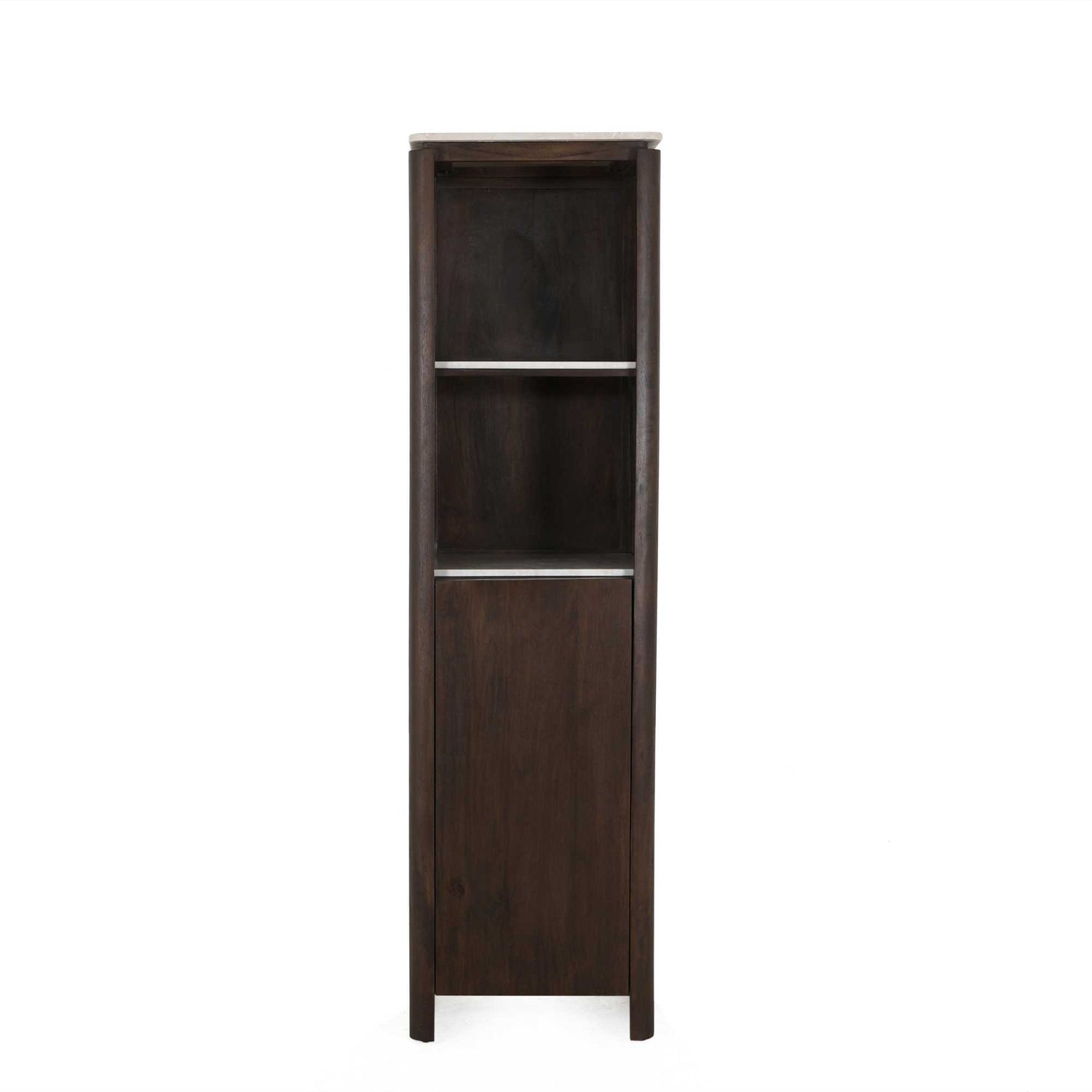 Boekenkast Dallas Bruin Mangohout 55 cm - Industrieelinhuis.nl