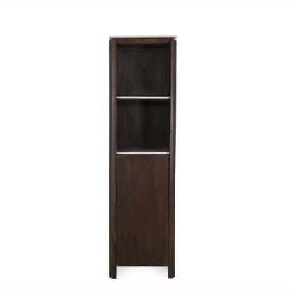 Boekenkast Dallas Bruin Mangohout 55 cm - Industrieelinhuis.nl