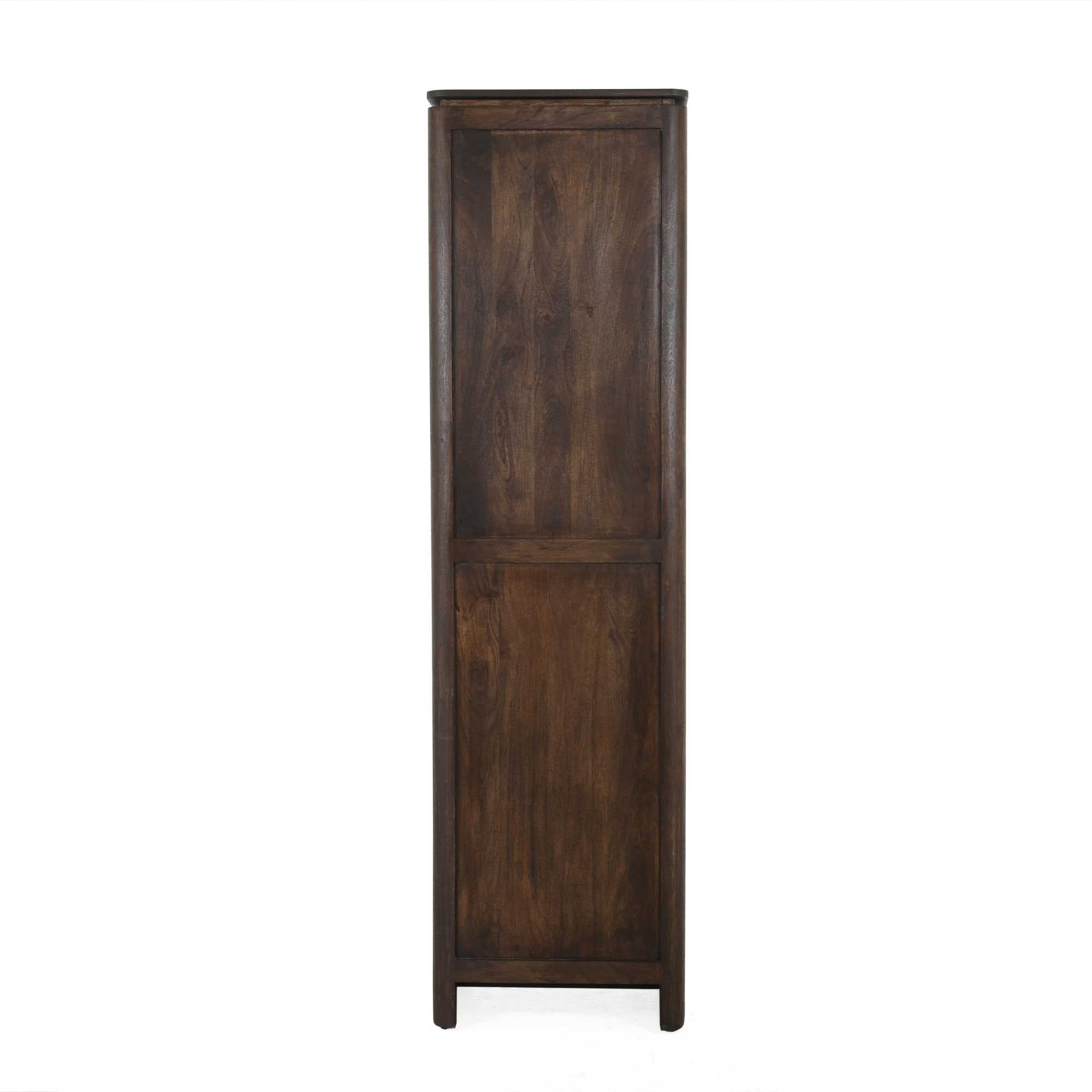 Kabinetkast Dallas Bruin Mangohout 55 cm - Industrieelinhuis.nl