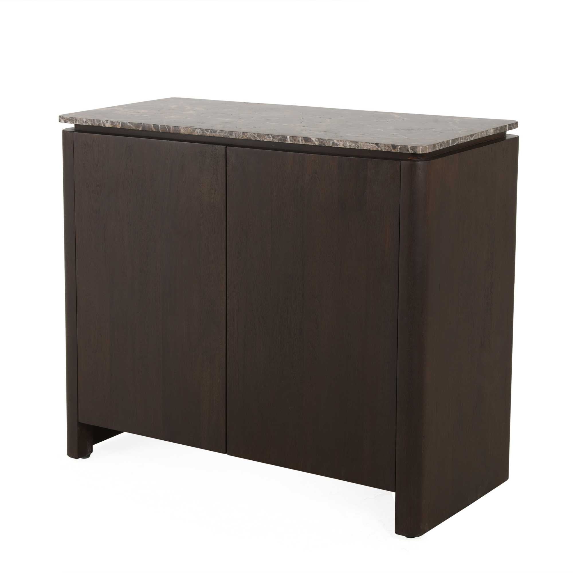 Dressoir Dallas Bruin Mangohout 100 cm - Industrieelinhuis.nl