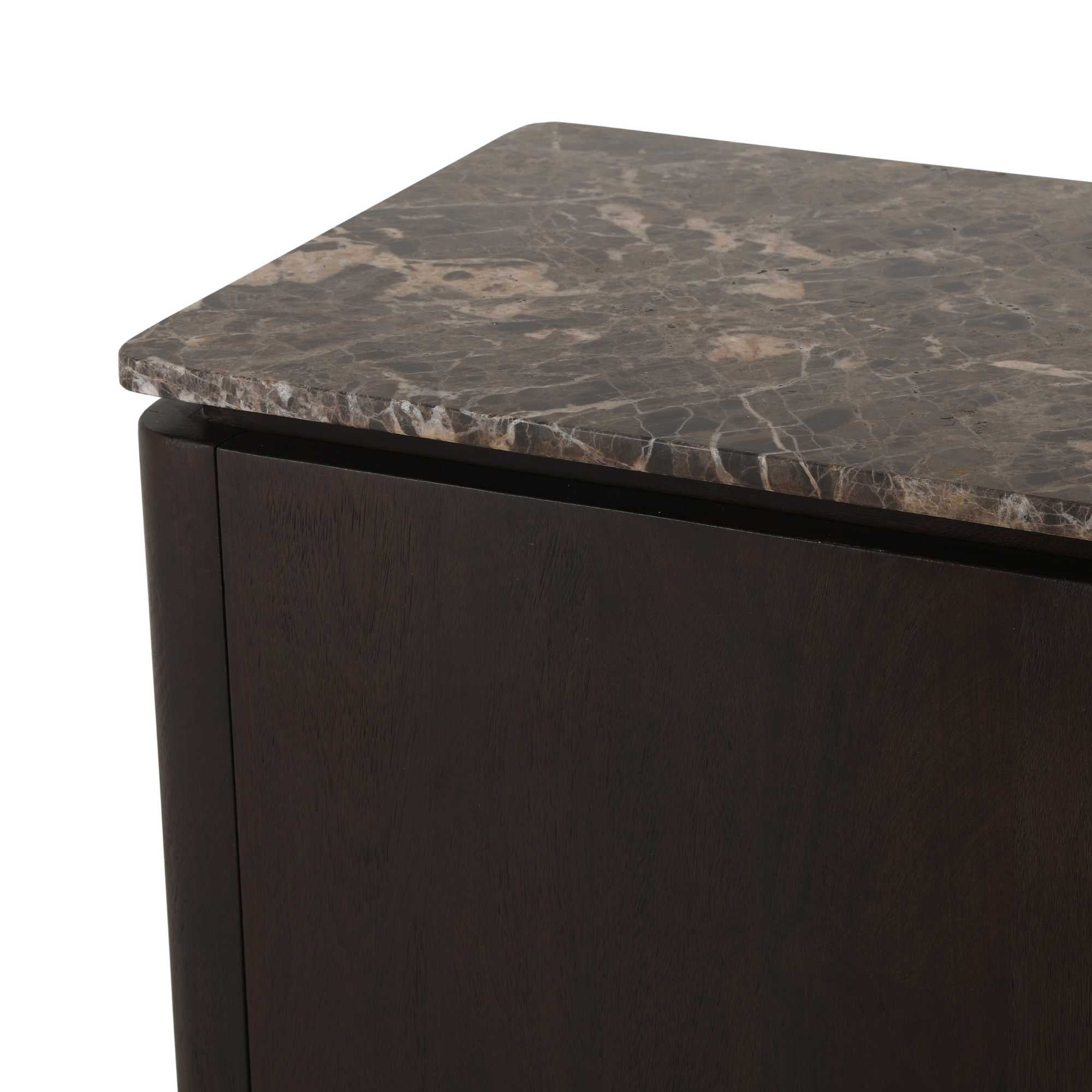 Dressoir Dallas Bruin Mangohout 100 cm - Industrieelinhuis.nl