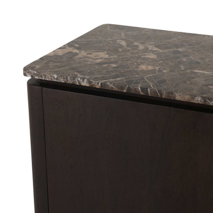 Dressoir Dallas Bruin Mangohout 100 cm - Industrieelinhuis.nl