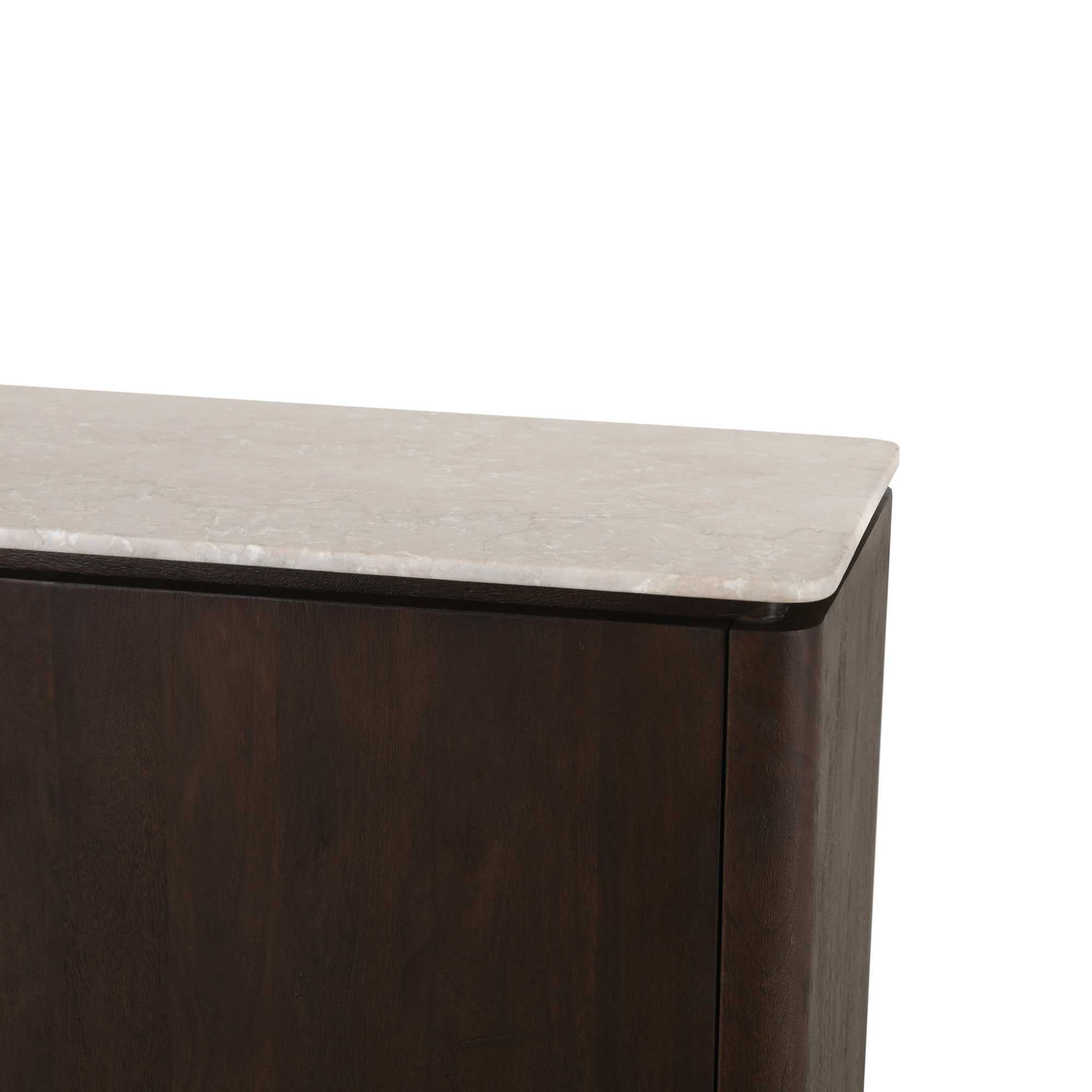 Dressoir Dallas Bruin Mangohout 165 cm - Industrieelinhuis.nl