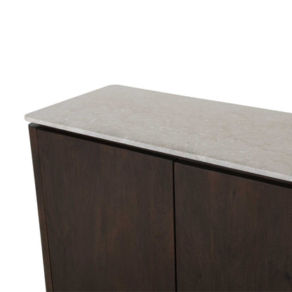 Dressoir Dallas Bruin Mangohout 165 cm - Industrieelinhuis.nl