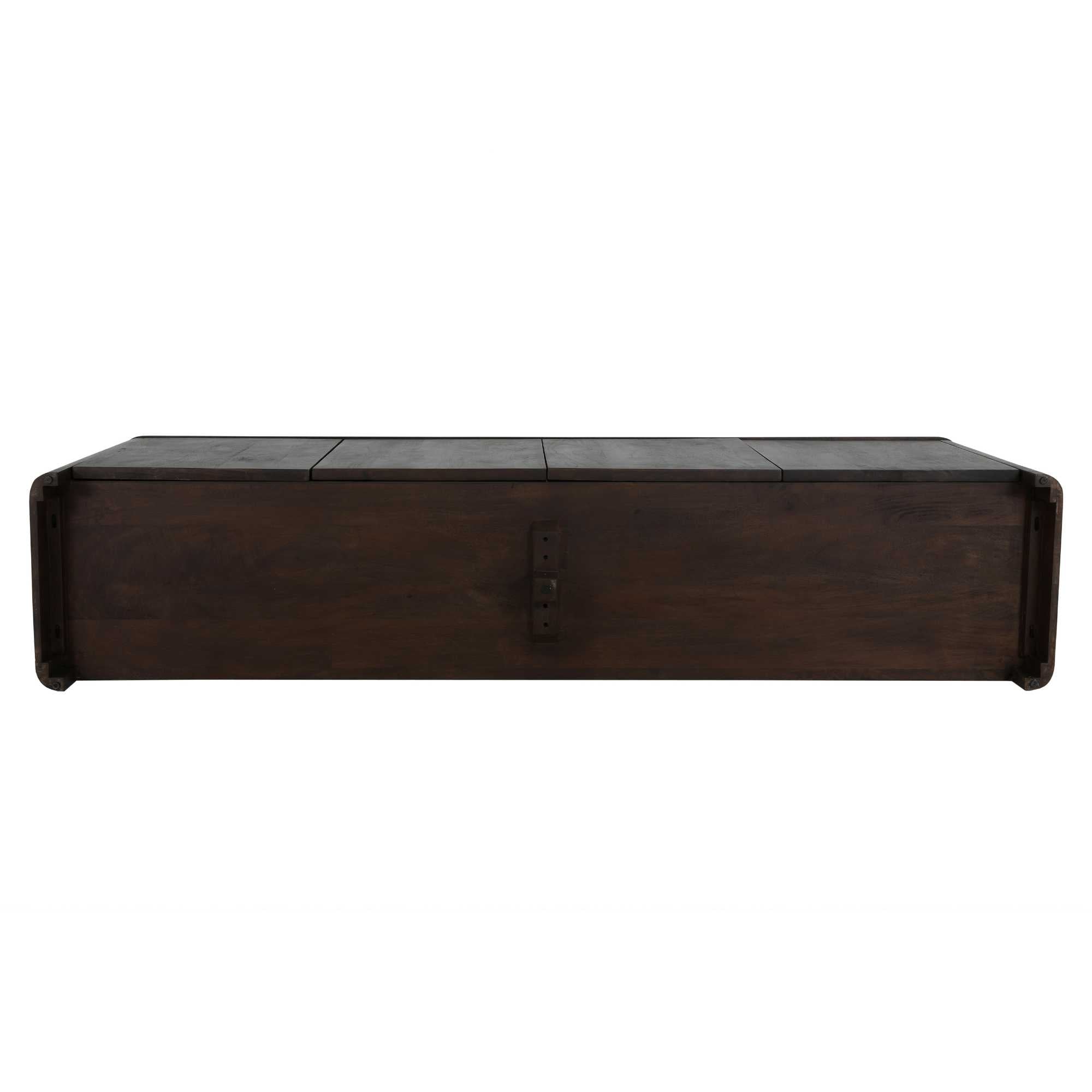 Dressoir Dallas Bruin Mangohout 165 cm - Industrieelinhuis.nl