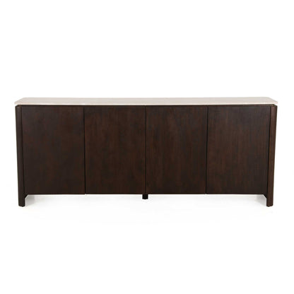 Dressoir Dallas Bruin Mangohout 165 cm - Industrieelinhuis.nl