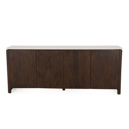 Dressoir Dallas Bruin Mangohout 210 cm - Industrieelinhuis.nl