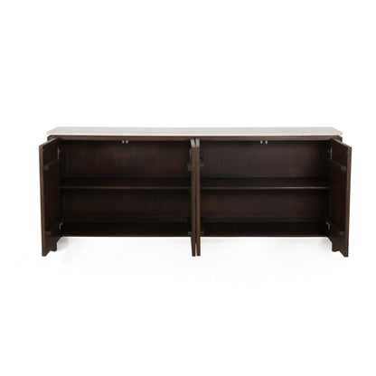 Dressoir Dallas Bruin Mangohout 165 cm - Industrieelinhuis.nl