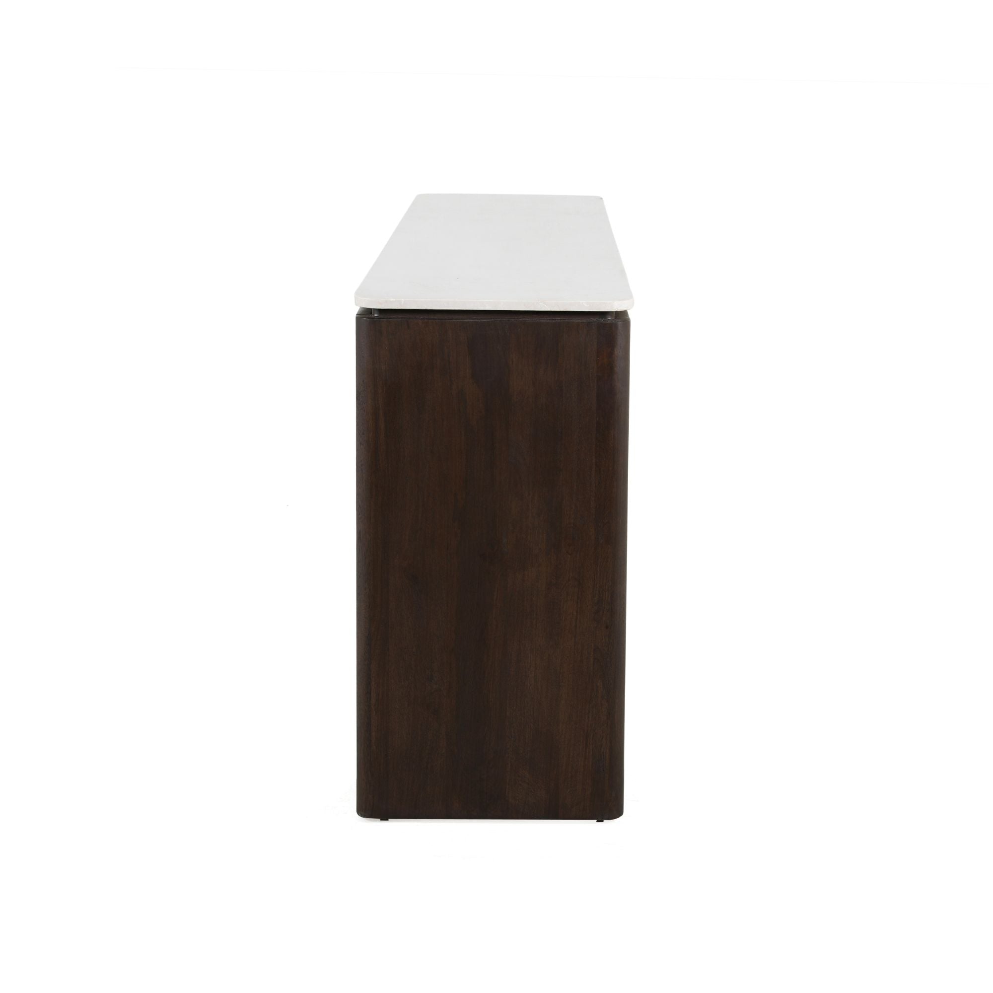 Dressoir Dallas Bruin Mangohout 210 cm - Industrieelinhuis.nl