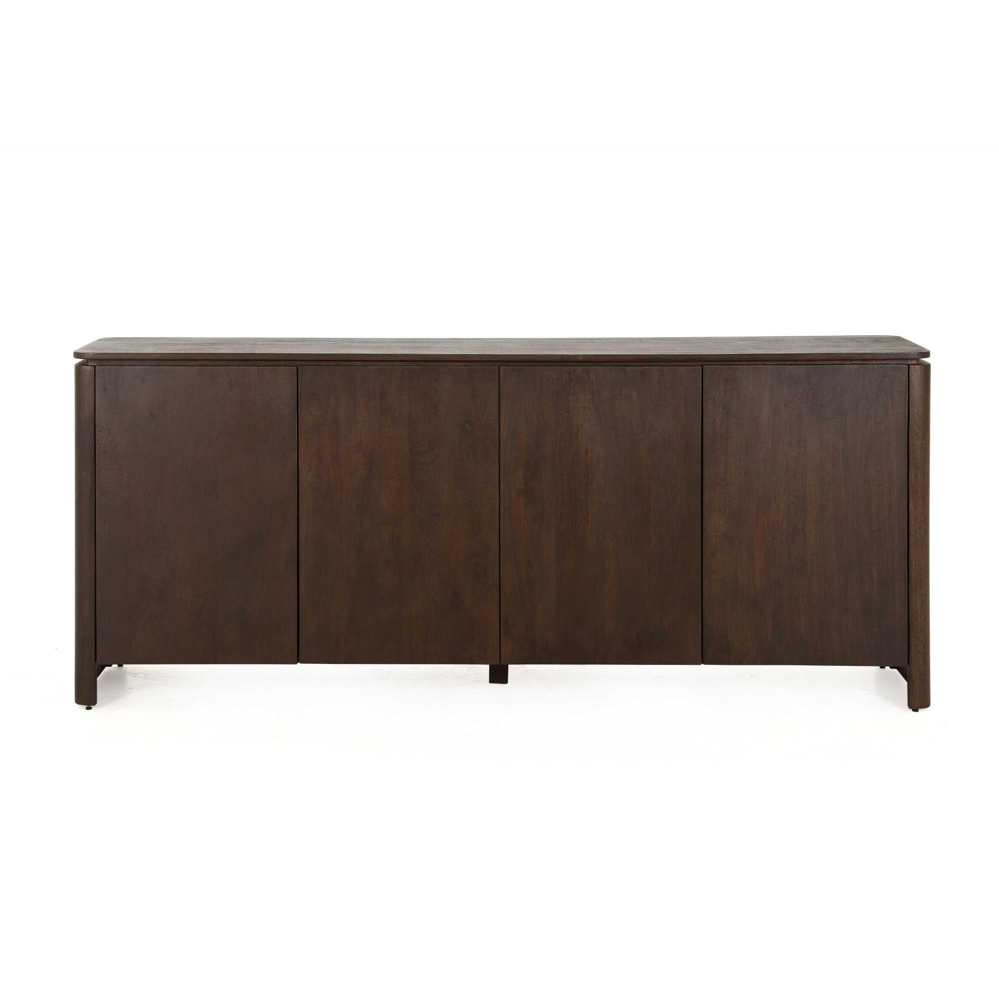 Dressoir Dallas Bruin Mangohout 210 cm - Industrieelinhuis.nl