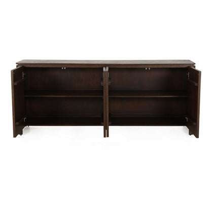 Dressoir Dallas Bruin Mangohout 210 cm - Industrieelinhuis.nl
