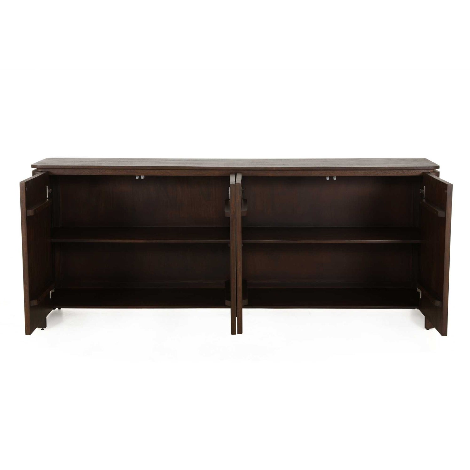 Dressoir Dallas Bruin Mangohout 210 cm - Industrieelinhuis.nl