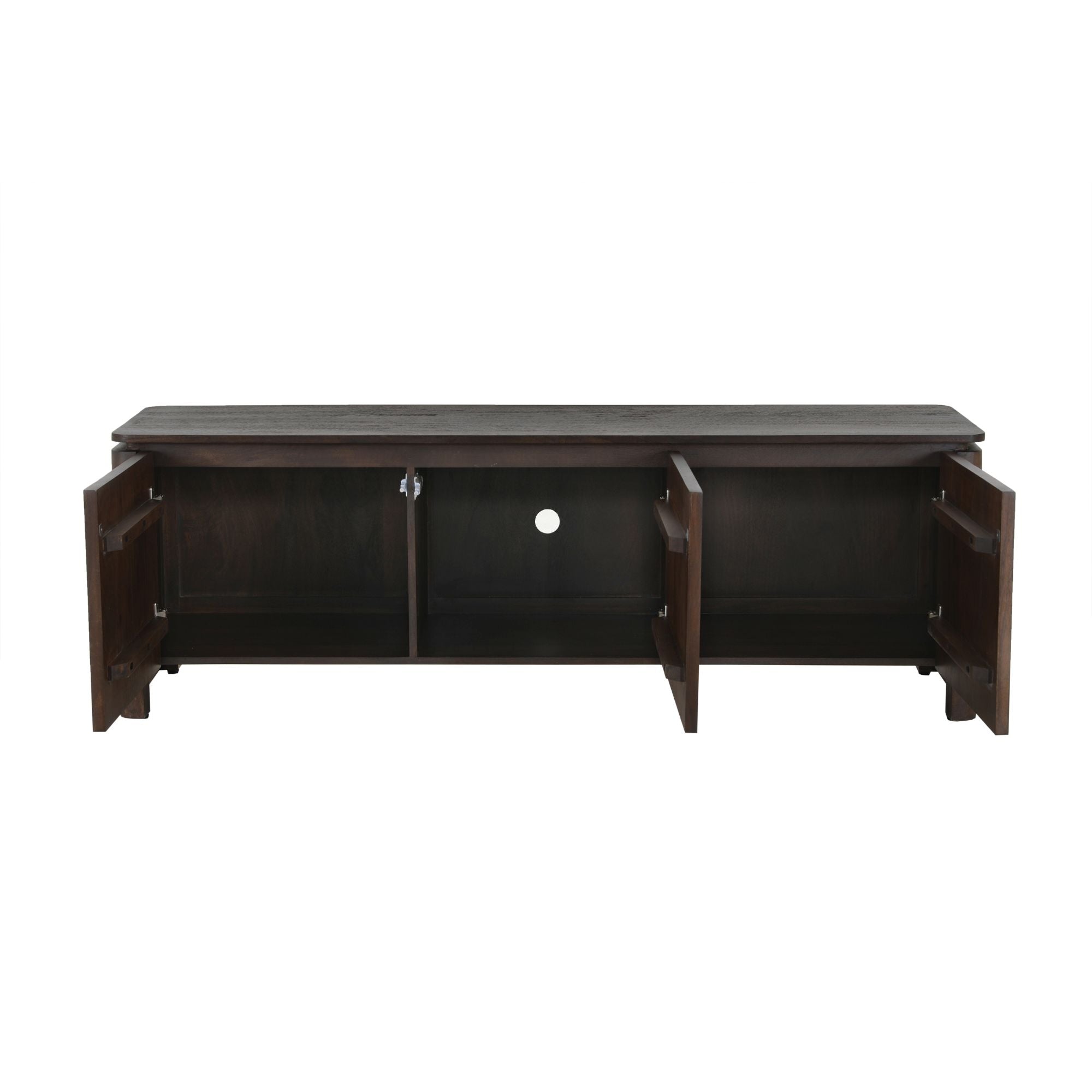 Tv meubel Dallas  Bruin Mangohout 165 cm - Industrieelinhuis.nl