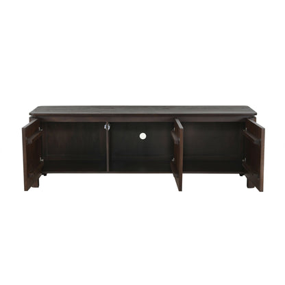 Tv meubel Dallas  Bruin Mangohout 165 cm - Industrieelinhuis.nl