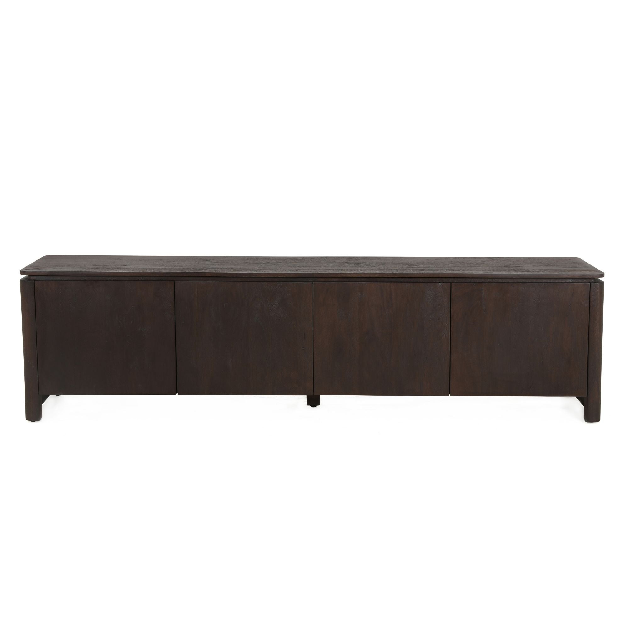 Tv meubel Dallas Bruin Mangohout 210 cm - Industrieelinhuis.nl