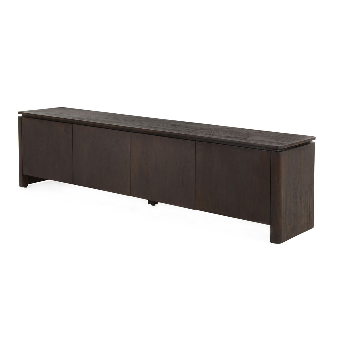 Tv meubel Dallas Bruin Mangohout 210 cm - Industrieelinhuis.nl