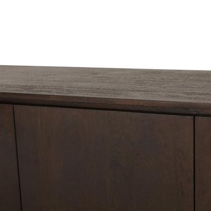 Tv meubel Dallas Bruin Mangohout 210 cm - Industrieelinhuis.nl