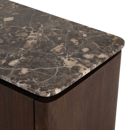 Dressoir Dallas Bruin Mangohout 165 cm - Industrieelinhuis.nl