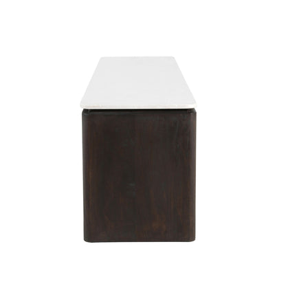 Tv meubel Dallas Bruin Mangohout 210 cm - Industrieelinhuis.nl