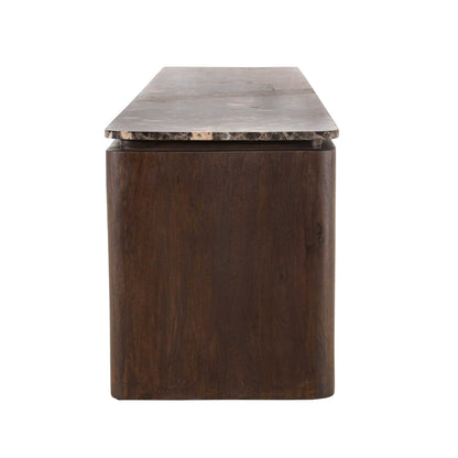 Dressoir Dallas Bruin Mangohout 165 cm - Industrieelinhuis.nl
