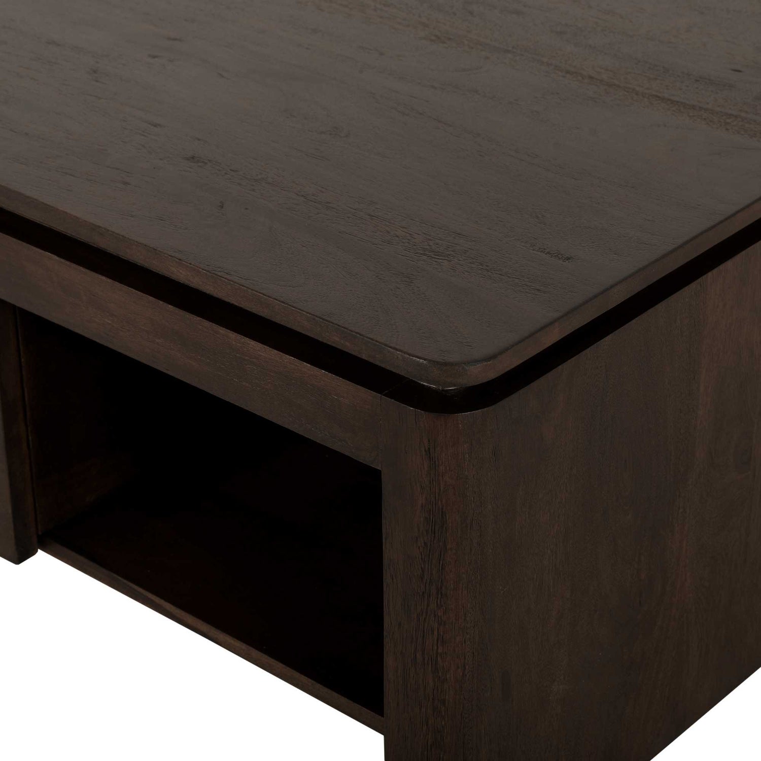Vierkante Salontafel Dallas Bruin Mangohout 80 cm - Industrieelinhuis.nl
