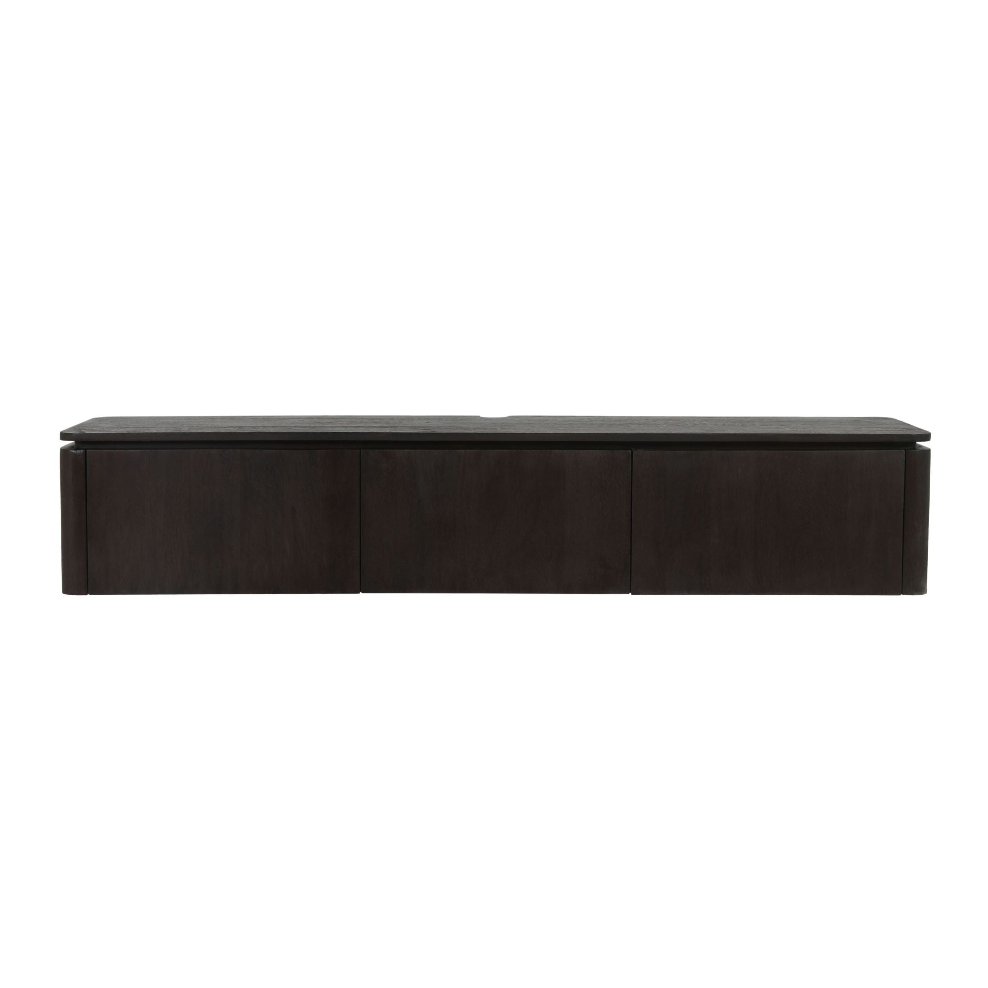 Zwevend tv meubel Dallas Naturel Mangohout 165 cm