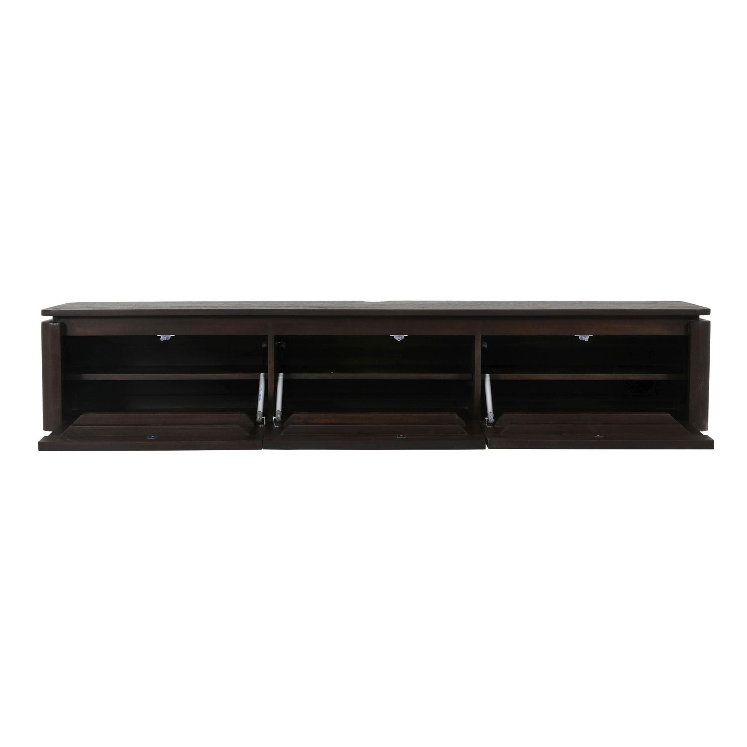Zwevend tv meubel Dallas Naturel Mangohout 165 cm