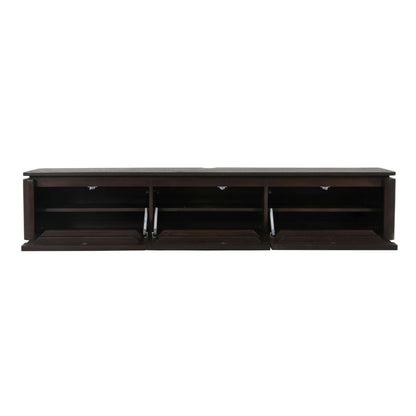 Zwevend tv meubel Dallas Naturel Mangohout 165 cm