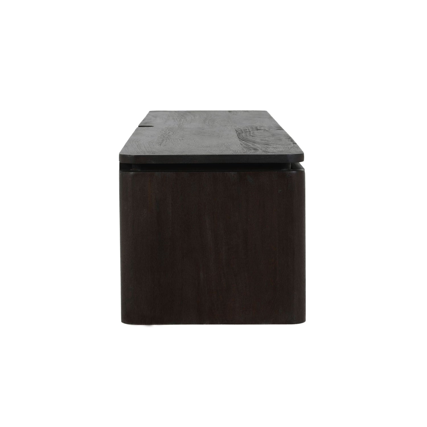 Zwevend tv meubel Dallas Bruin Mangohout 165 cm