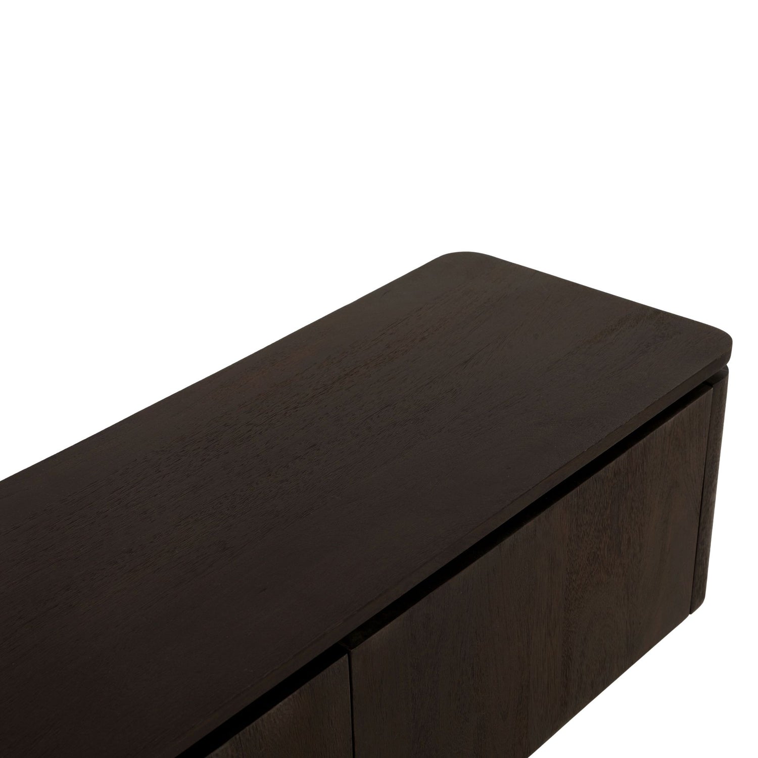 Zwevend tv meubel Dallas Bruin Mangohout 165 cm