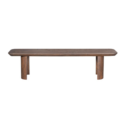 Eetkamerbank Maré Brown | 220 cm - Industrieelinhuis.nl