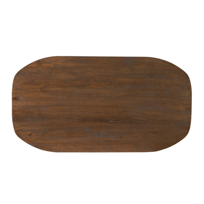Bureau Maré Brown | 150 cm - Industrieelinhuis.nl