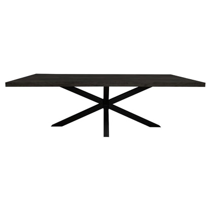 Eettafel Denver Black | 180 cm | Rechthoek - Industrieelinhuis.nl