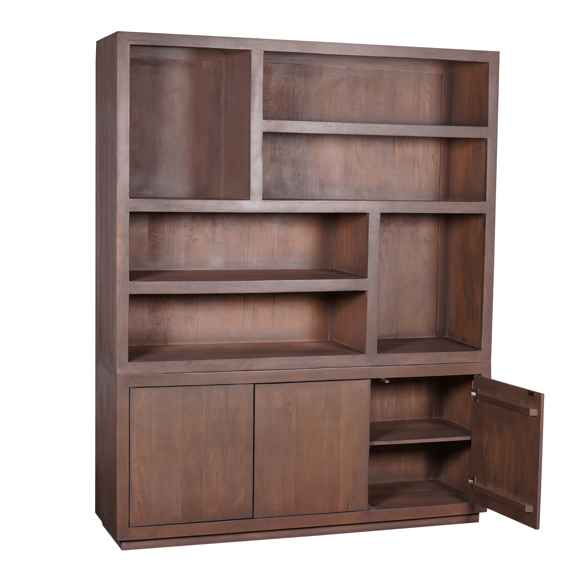 Vakkenkast Eclipse Walnut XL | 160 cm - Industrieelinhuis.nl