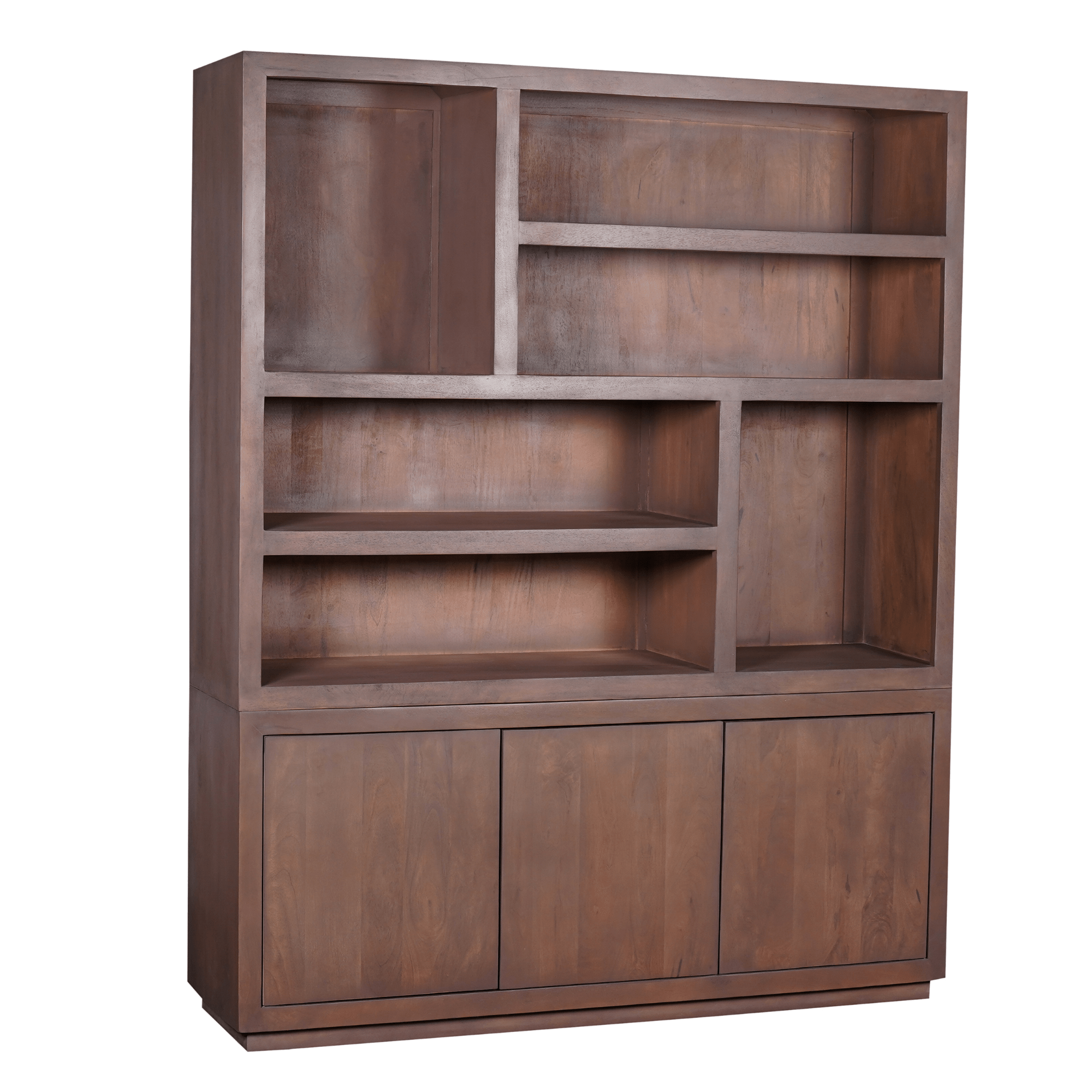 Vakkenkast Eclipse Walnut XL | 160 cm - Industrieelinhuis.nl