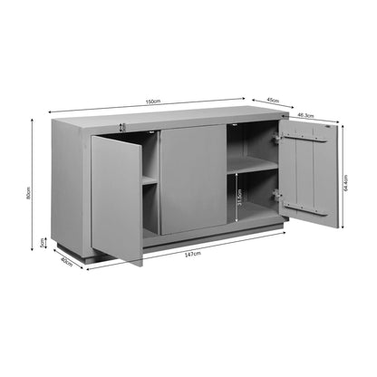 Dressoir Brussel Brown | 150 cm - Industrieelinhuis.nl