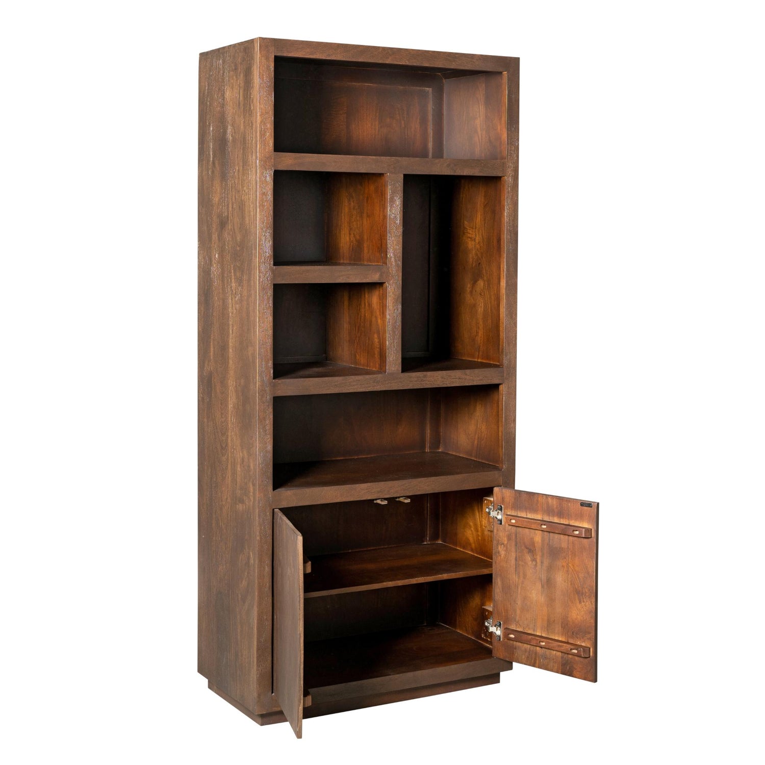 Vakkenkast Brussel Brown | 90 cm - Industrieelinhuis.nl