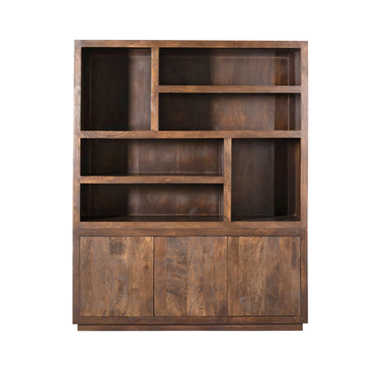 Vakkenkast Brussel Brown XL | 160 cm - Industrieelinhuis.nl