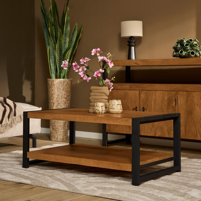 Couchtisch Sorrent | Mango Wood &amp; Metall 110 cm