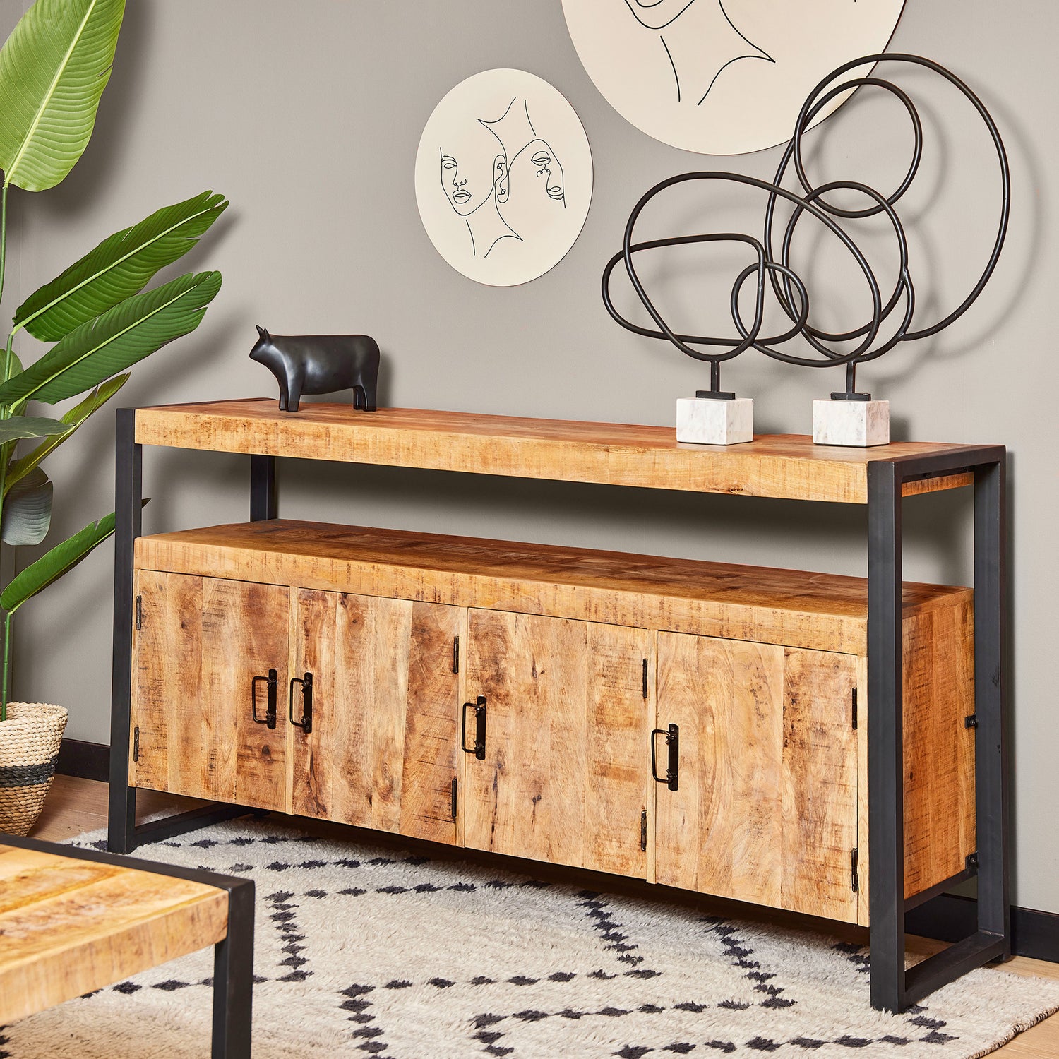 Dressoir Sorrento | 175 cm - Industrieelinhuis.nl