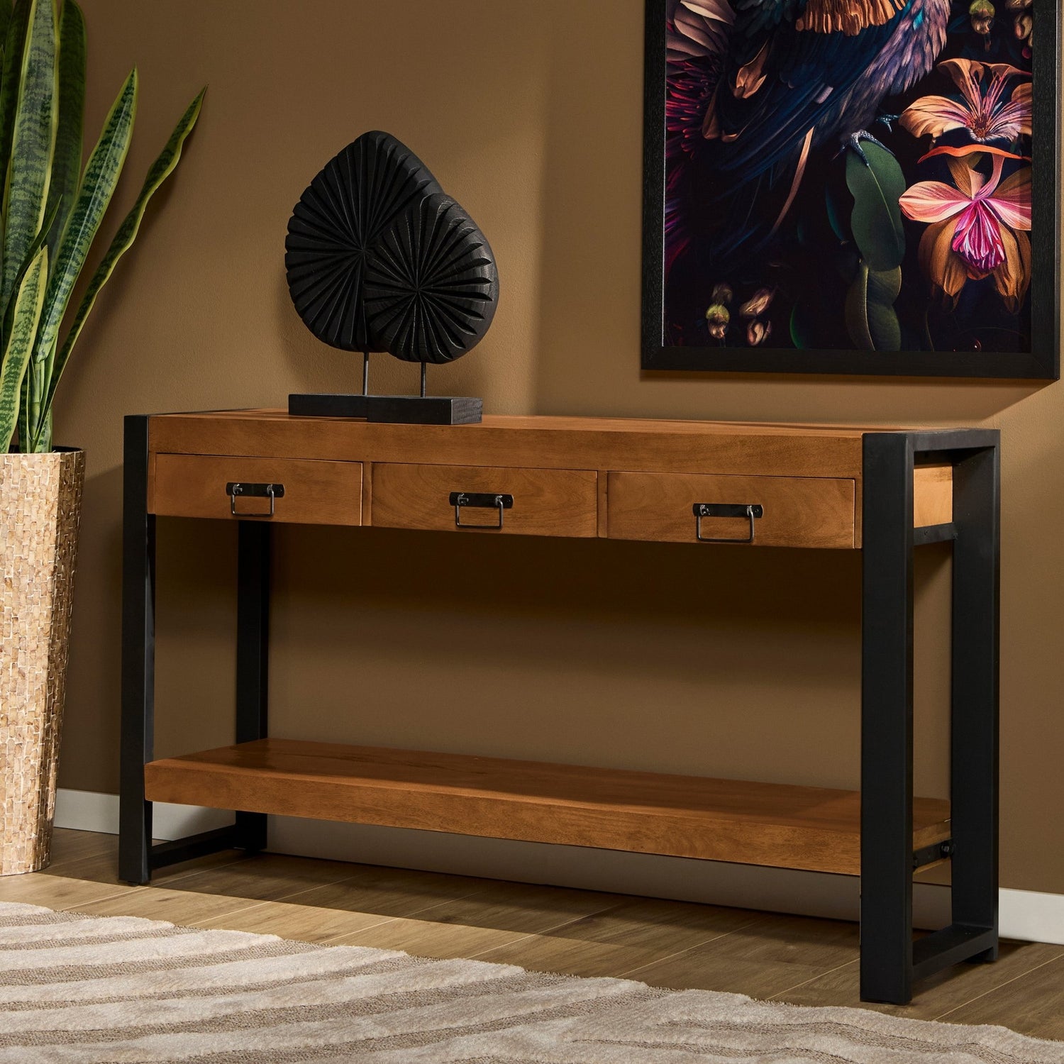 Sidetable met 3 lades Boaz | 150 cm