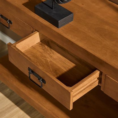 Sidetable mangohout Boaz | 180 cm | 4 lades