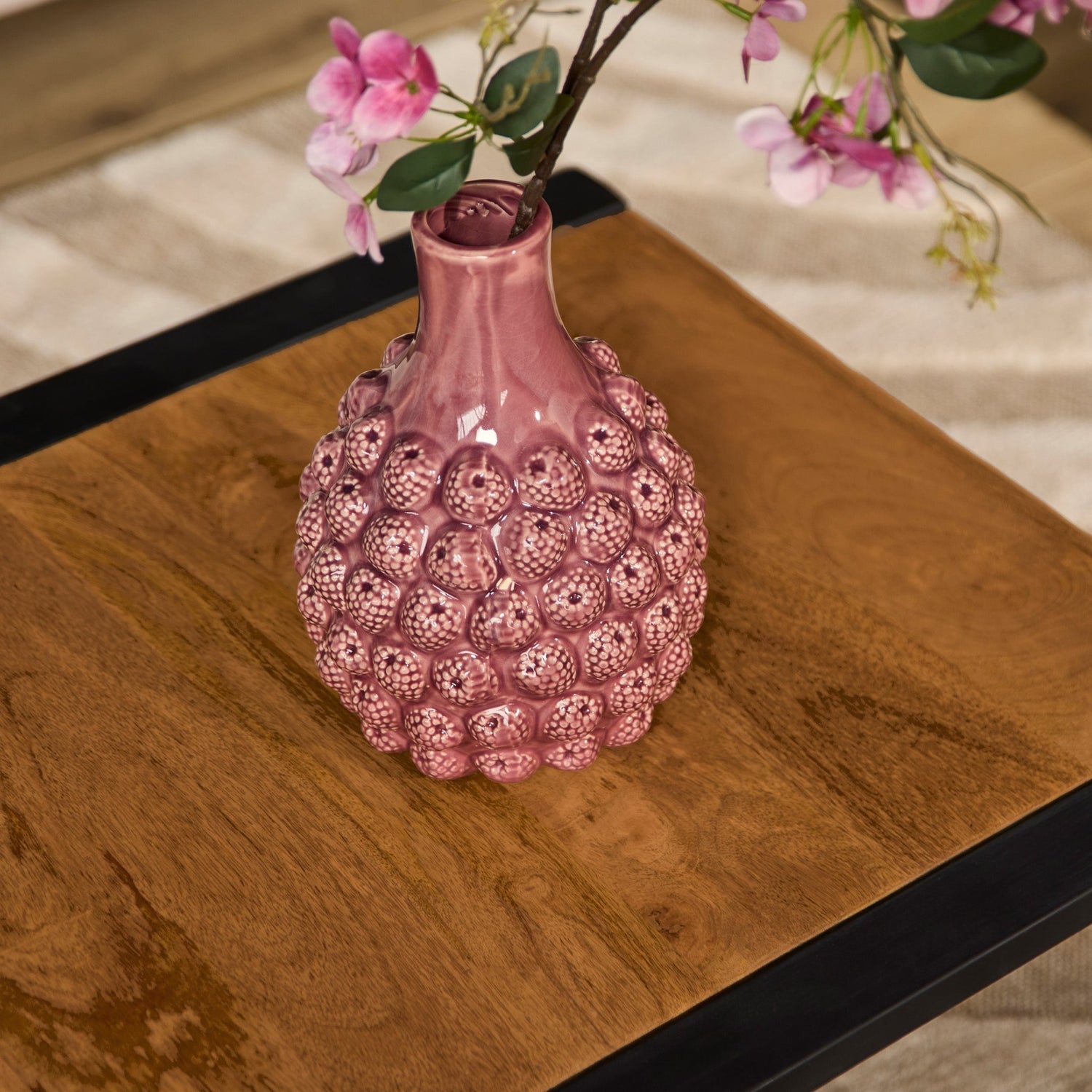 Bijzettafel Boaz met onderblad | 60 cm - Industrieelinhuis.nl