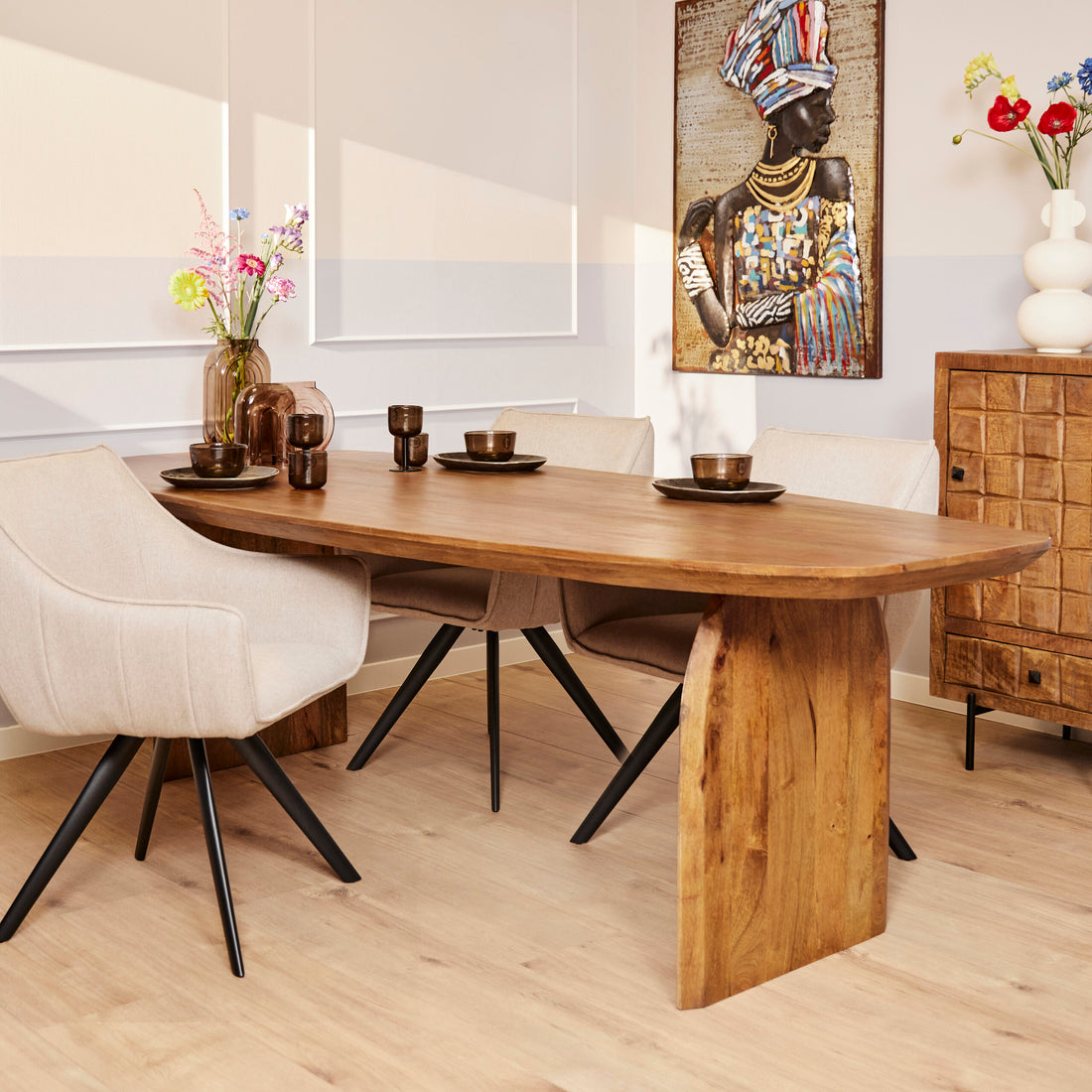 Eettafel Tense  Ovaal 240 cm - Industrieelinhuis.nl