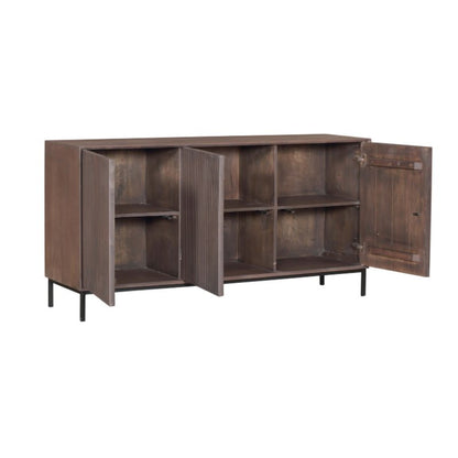 Tv meubel Madison Walnoot | 165 cm - Industrieelinhuis.nl
