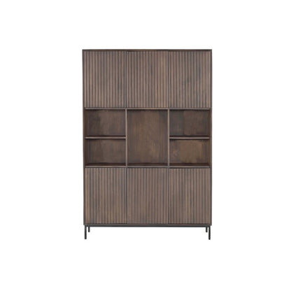 Vakkenkast XL Madison Walnoot | 135 cm - Industrieelinhuis.nl